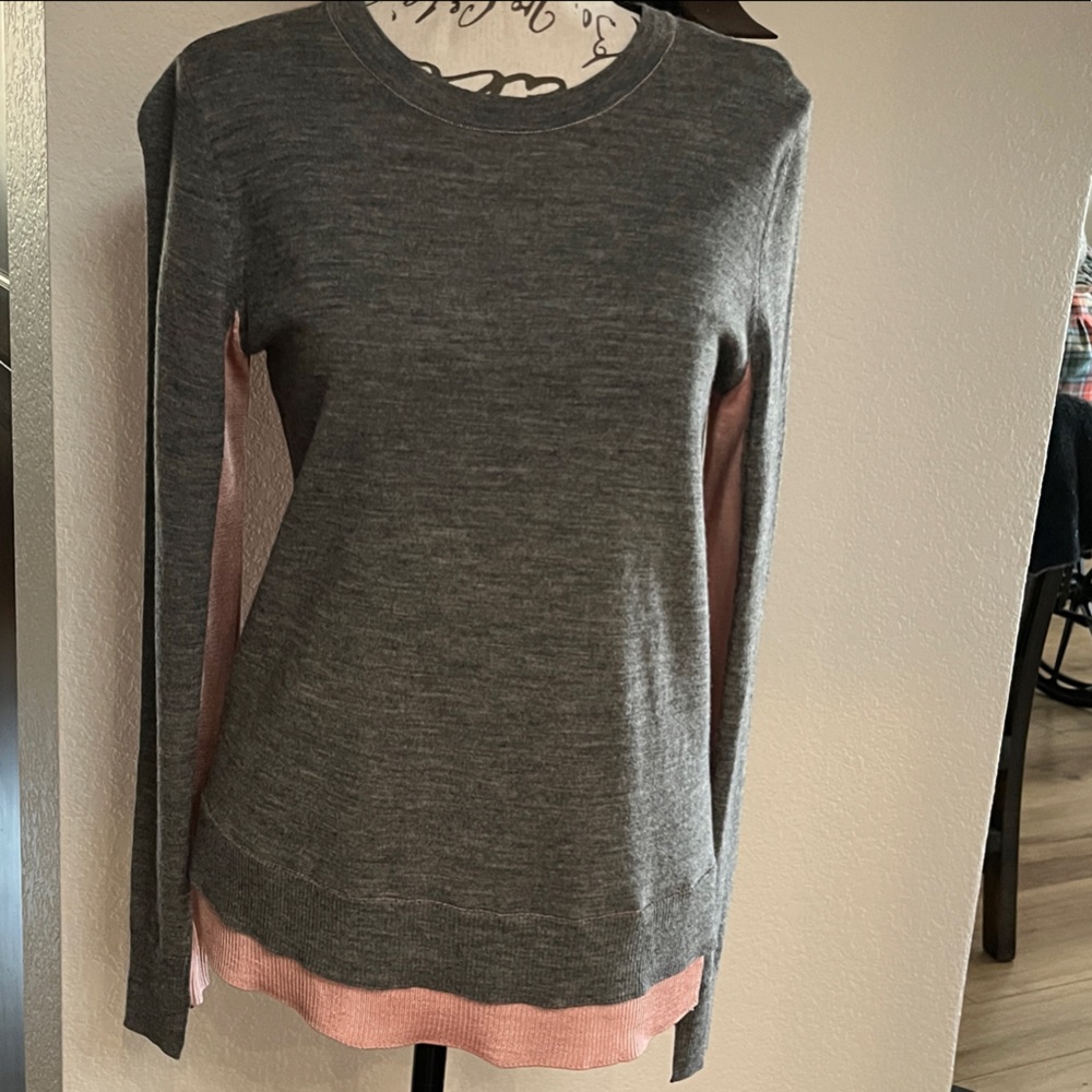 Rag & Bone Merino Wool  and Pink Sweater. Size S